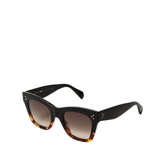 Celine 'Cat Eye' Black Sunglasses Size OS - Picture 1 of 7